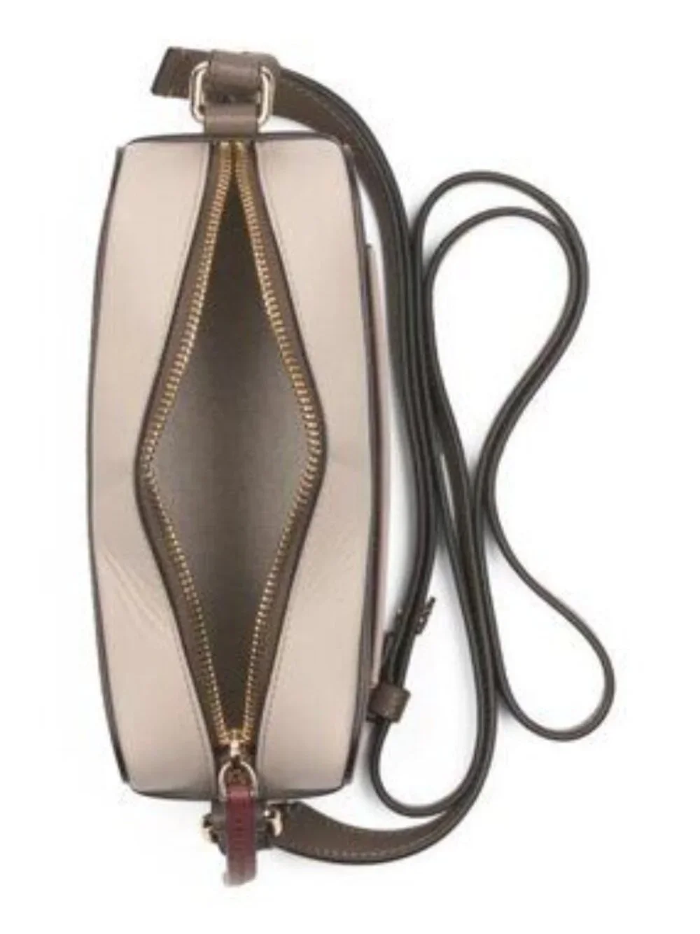 RADLEY LONDON Leather Beech Row Color Blocked Mini Zip Around Crossbody